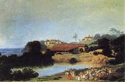 Frans Post Hacienda oil painting